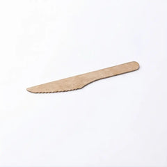 Wooden Knife, FSC 100%, 160 mm (1000 pcs) – Suitable for Restaurants, Catering & Takeaway