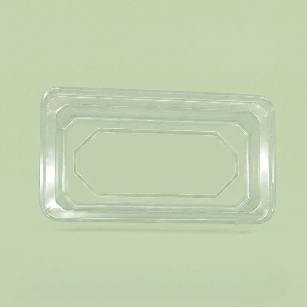 PET Lid for Sushi Tray CST04, 165 x 95 x 30 mm (500 pcs) – Ideal for Sushi, Snacks & Food Packaging