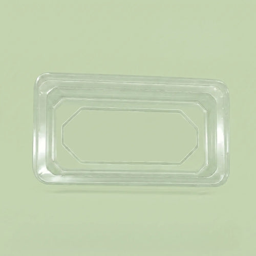 PET Lid for Sushi Tray CST04, 165 x 95 x 30 mm (500 pcs) – Ideal for Sushi, Snacks & Food Packaging