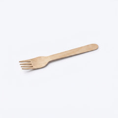Wooden Fork, FSC 100%, 160 mm (1000 pcs) – Ideal for Restaurants, Events & Takeaway