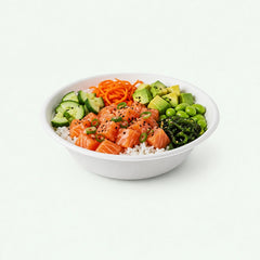 24oz (700ml) Natural Takeaway Round Bowl, Sugarcane Bagasse, 205 x 45 mm (500 pcs) - Suitable for Restaurants & Catering