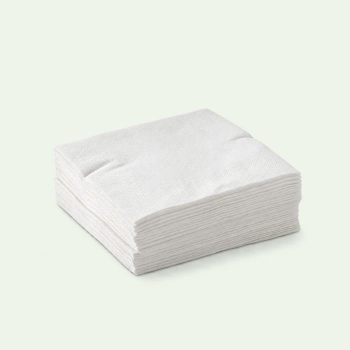 Bamboo Napkin, 1 Ply, 300 x 300 mm (3000 pcs) - Suitable for Restaurants, Catering & Food Trucks