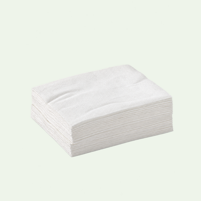 White Lunch Napkin, 2 Ply, 230 x 230 mm (5000 pcs) - Suitable for Restaurants, Catering & Food Trucks