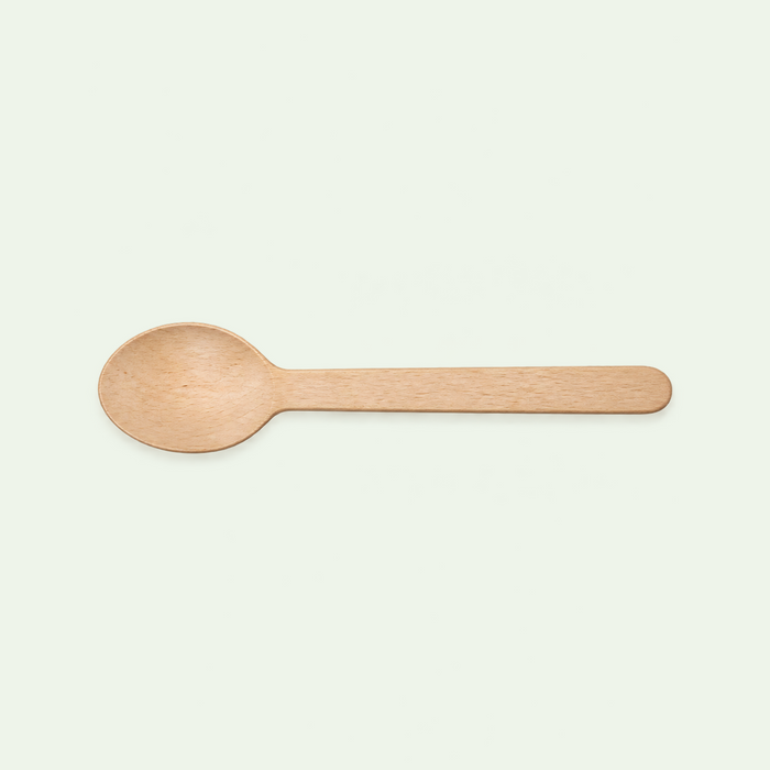 Wooden Teaspoon, FSC 100%, 110 mm (2000 pcs) – Ideal for Cafés, Restaurants & Takeaway