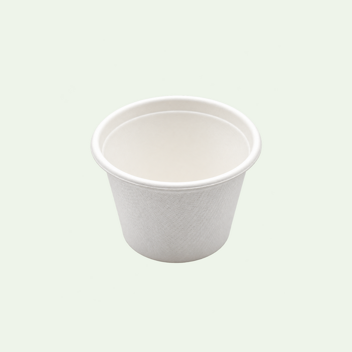 3 oz / 90 ml Sugarcane Cup (1500 pcs) - Suitable for Restaurants & Food Trucks