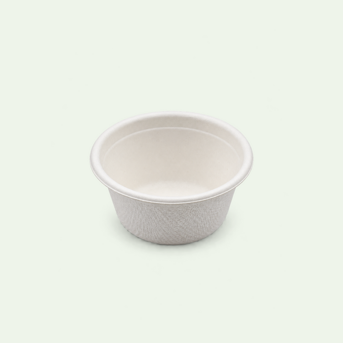 2 oz / 60 ml Sugarcane Cup (1500 pcs) - Suitable for Restaurants & Food Trucks