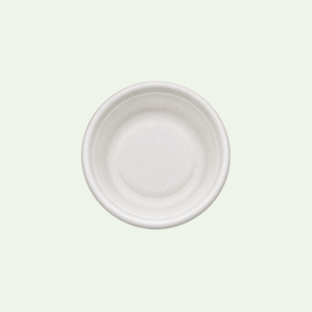 Lid for 1oz, 2oz & 3oz Sugarcane Cups (1500 pcs) - Suitable for Restaurants, Catering & Food Trucks