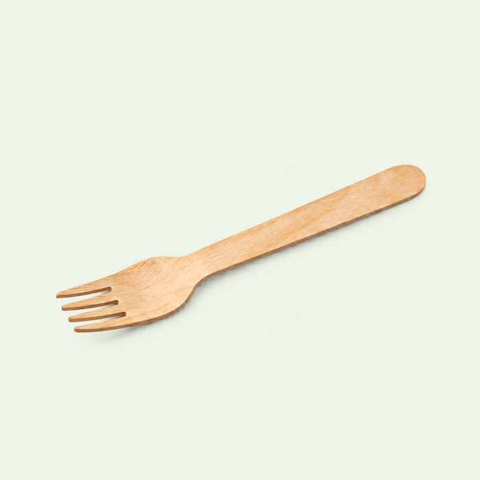 Wooden Fork, FSC 100%, 160 mm (1000 pcs) – Ideal for Restaurants, Events & Takeaway