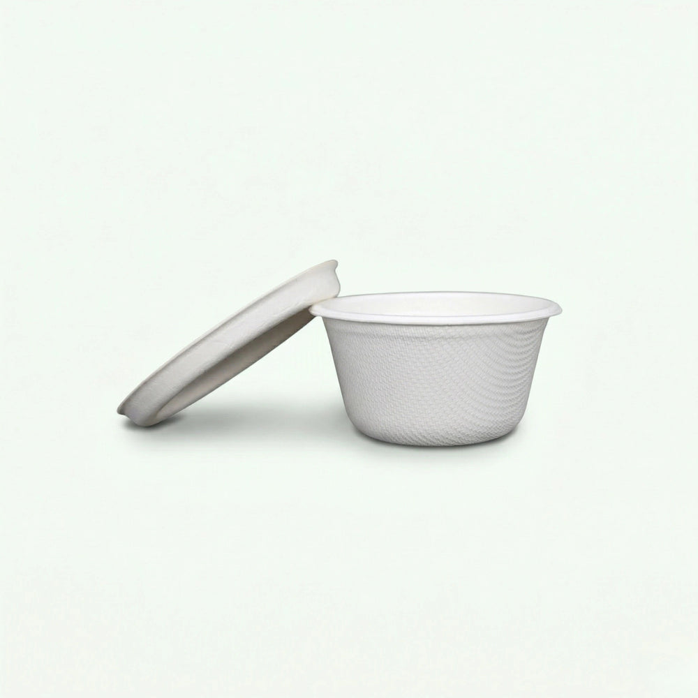 2oz Sugarcane Cup (1500 pcs) - Suitable for Restaurants & Food Trucks