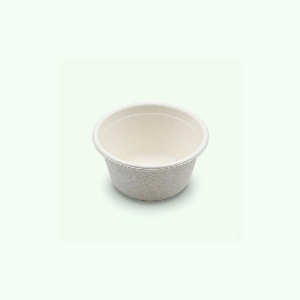 2oz Sugarcane Cup (1500 pcs) - Suitable for Restaurants & Food Trucks