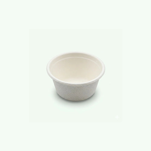 2oz Sugarcane Cup (1500 pcs) - Suitable for Restaurants & Food Trucks