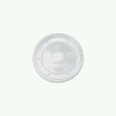 90mm Round PP LID Clear (500 pcs) - Compatible with 8oz/12oz Kraft Paper Soup Bowl