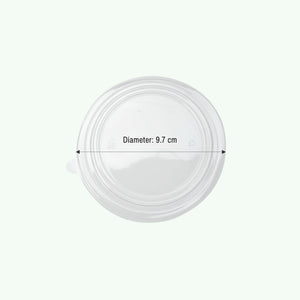 150mm Round PP LID Clear (300 pcs) - Compatible with 500ml, 750ml, and 1000ml Brown Round Kraft Paper Bowls