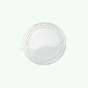 150mm Round PP LID Clear (300 pcs) - Compatible with 500ml, 750ml, and 1000ml Brown Round Kraft Paper Bowls
