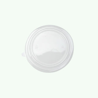 150mm Round PP LID Clear (300 pcs) - Compatible with 500ml, 750ml, and 1000ml Brown Round Kraft Paper Bowls