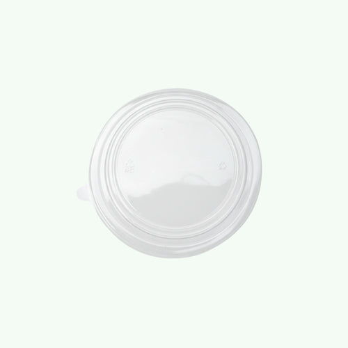 150mm Round PP LID Clear (300 pcs) - Compatible with 500ml, 750ml, and 1000ml Brown Round Kraft Paper Bowls