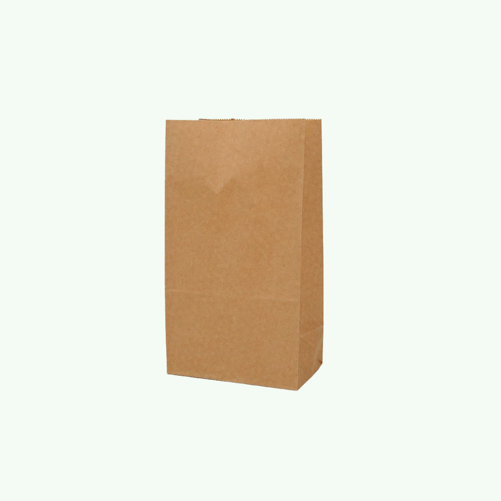 Brown SOS Kraft Paper Bag, 15 x 9 x 28 cm (500 pcs) - Suitable for Packing Snacks, Bread & Bakery Items