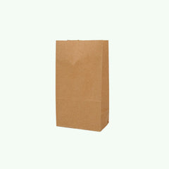 Brown SOS Kraft Paper Bag, 15 x 9 x 28 cm (500 pcs) - Suitable for Packing Snacks, Bread & Bakery Items