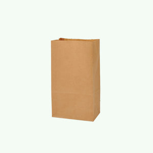 Brown SOS Kraft Paper Bag, 18 x 11 x 32 cm (500 pcs) - Suitable for Packing Grocery, Lunch, Snacks, Bread & Bakery Items