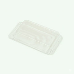 PET Lid for Medium Sushi Tray, 170 x 110 x 30 mm (500 pcs) - Suitable for Restaurants & Takeaway