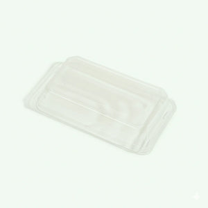 PET Lid for Medium Sushi Tray, 170 x 110 x 30 mm (500 pcs) - Suitable for Restaurants & Takeaway