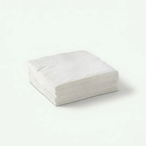 White Lunch Napkin, 2 Ply, 230 x 230 mm (5000 pcs) - Suitable for Restaurants, Catering & Food Trucks