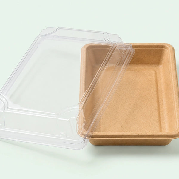 LID ONLY – CST04 PET Lid for Sushi Tray, 165 × 95 × 30 mm (500 pcs)