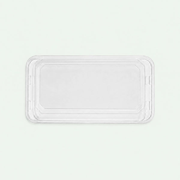 LID ONLY – Long PET Lid for Sushi Tray, 225 × 98 × 30 mm (500 pcs)
