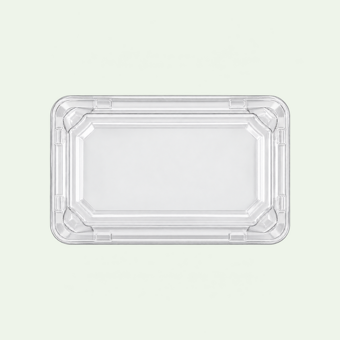 LID ONLY – Medium PET Lid for Sushi Tray, 170 × 110 × 30 mm (500 pcs)